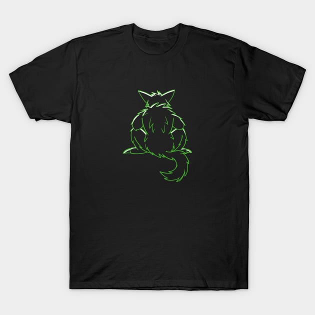 Sitting werewolf T-Shirt by Aylor